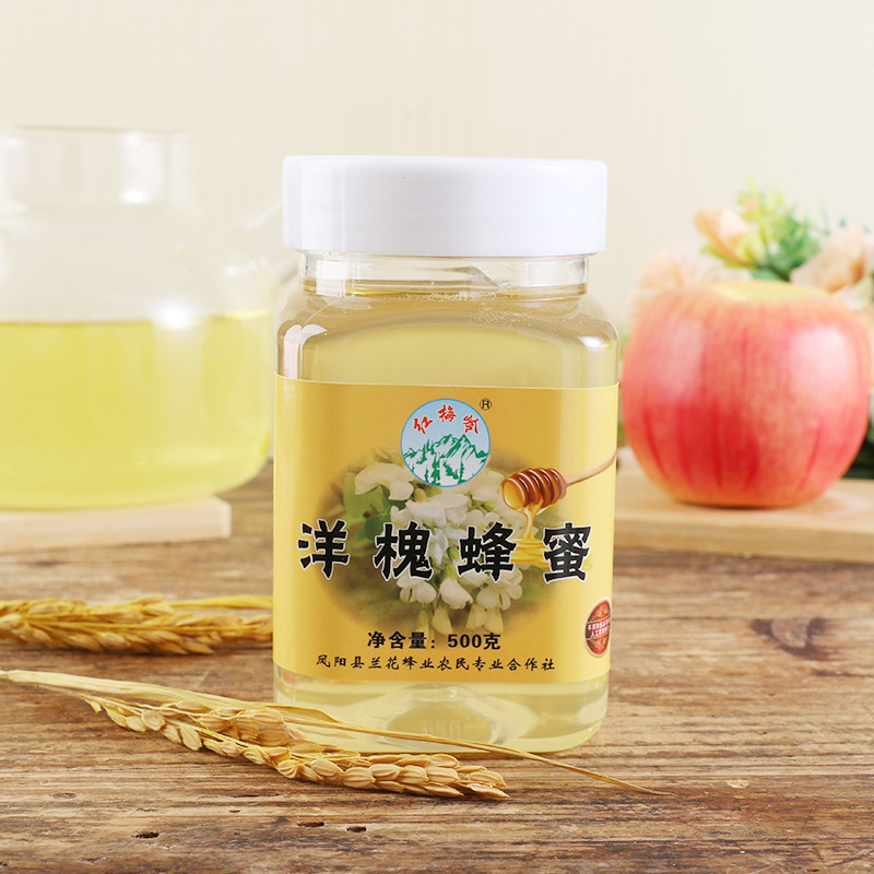 洋槐蜂蜜500g農(nóng)家自產(chǎn)蜂蜜延安洋槐蜂蜜食用原蜜液態(tài)土洋槐蜂蜜
