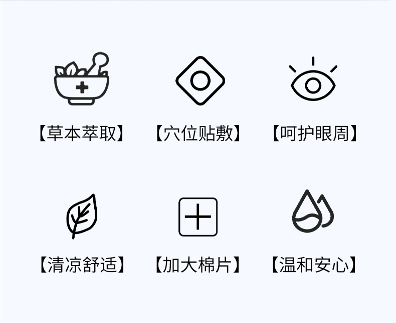 云南本草藍莓葉黃素眼貼批發艾草眼貼學生家用眼疲勞冷敷眼膜代發