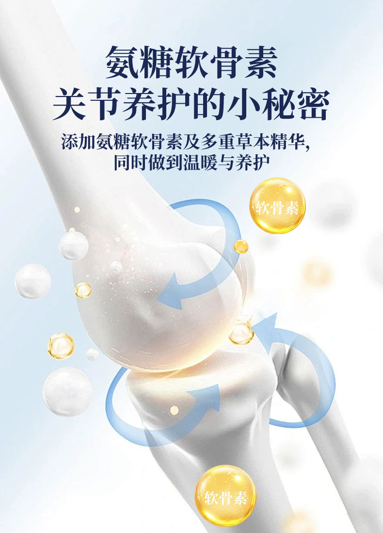 氨糖軟骨素貼透骨貼艾灸貼通用彈力布膏藥貼批熱敷理療