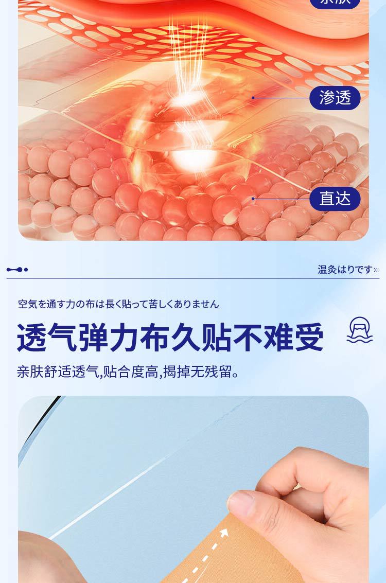 薄荷舒緩草本貼艾草膏藥貼氨糖軟骨素關(guān)節(jié)貼艾灸熱敷廠家批發(fā)代發(fā)