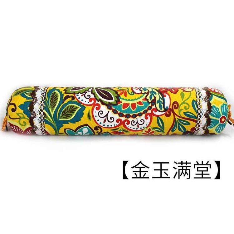 艾草頸椎枕頭護頸艾絨艾草助睡眠睡覺專用家用圓形廠家批發代發貨