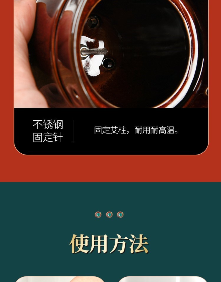 紫砂艾灸罐陶瓷刮痧杯多功能熏蒸儀魔灸罐溫灸器具批發保健家用