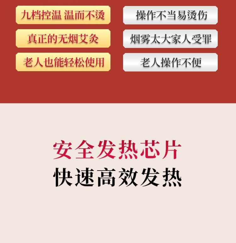 艾立方艾灸寶 電加熱艾灸寶隨身艾灸熱敷包布套家用辦公艾灸寶