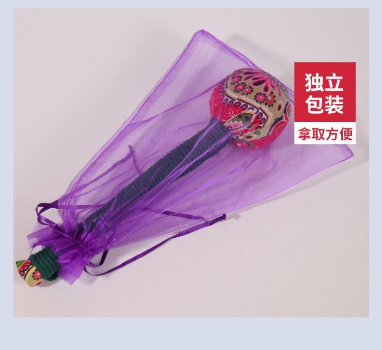 艾草中藥手錘養生按摩敲背錘經絡敲打錘山蒼子按摩錘捶打肩頸疏通
