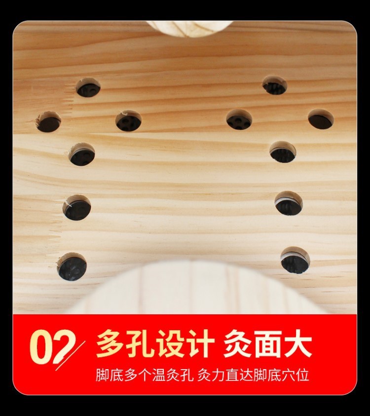 家用濾煙艾灸盒足療器艾灸熏蒸儀器熏腳底木制足灸箱養生館