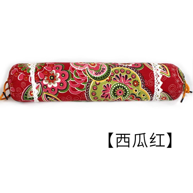 艾草頸椎枕頭護頸艾絨艾草助睡眠睡覺專用家用圓形廠家批發代發貨