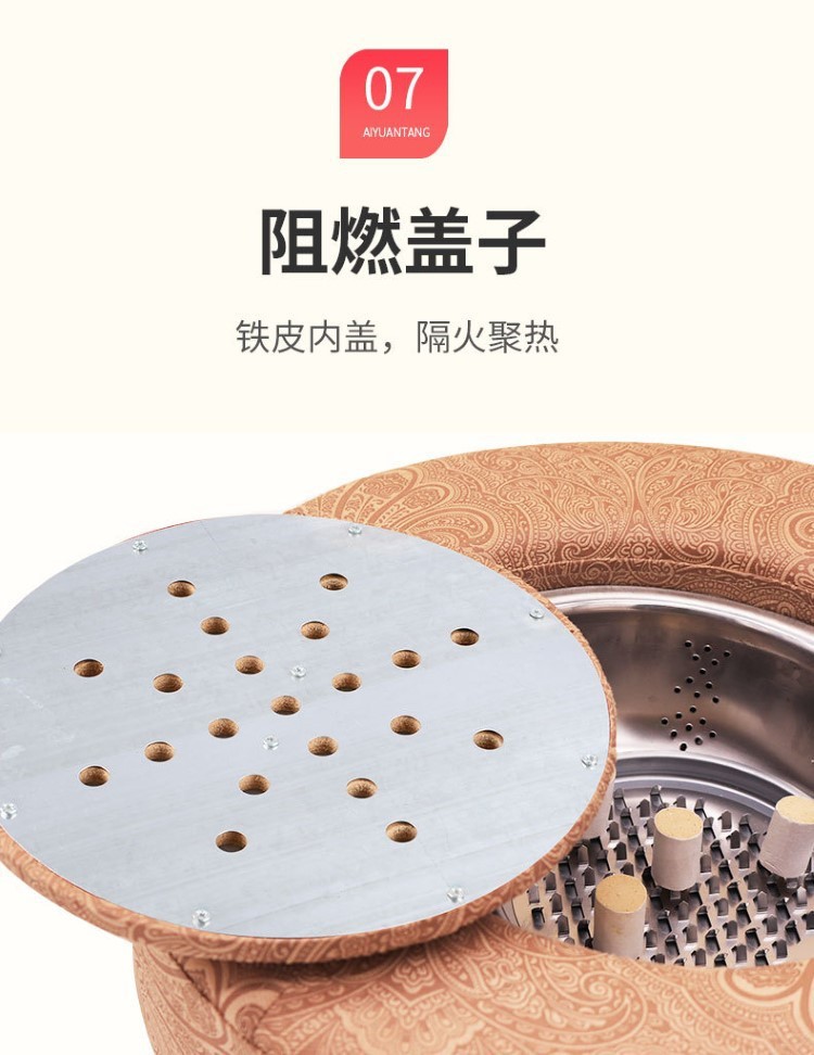 艾灸凳艾灸蒲團坐墊儀器家用艾灸墩凳艾灸盒坐熏蒸儀坐灸儀養生