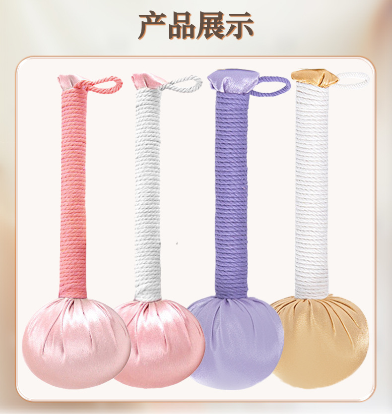 仿真絲艾草錘經絡敲打按摩捶家用手持八虛拍打棒伴手禮艾草養生錘