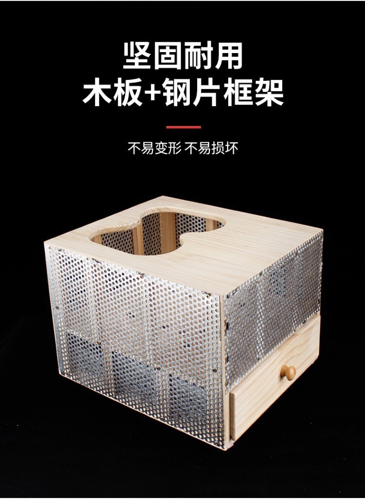 家用濾煙艾灸盒足療器艾灸熏蒸儀器熏腳底木制足灸箱養生館