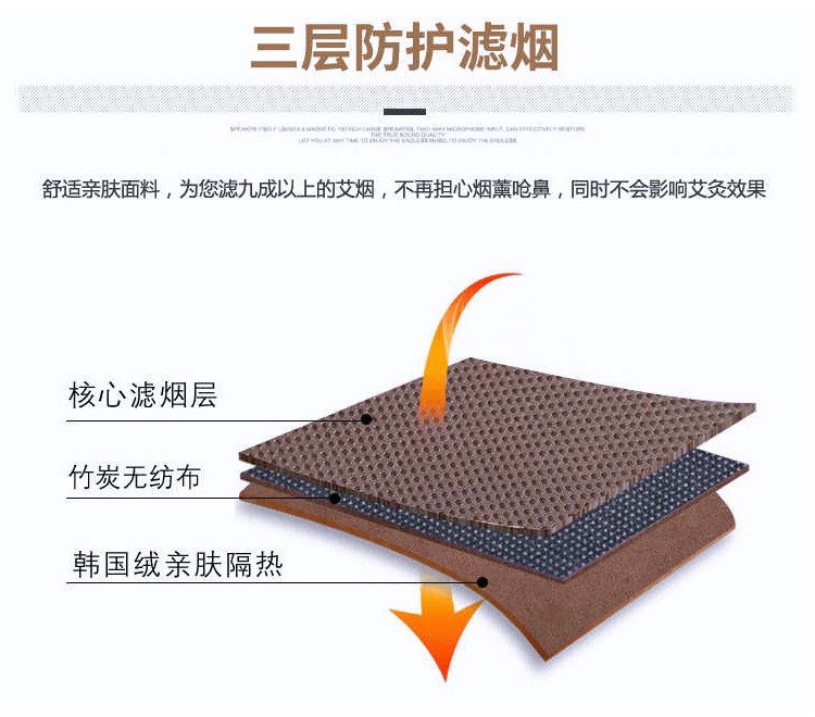 艾灸盒家用純銅灸盒隨身灸四聯無煙布套加厚多功能廠家批發保健