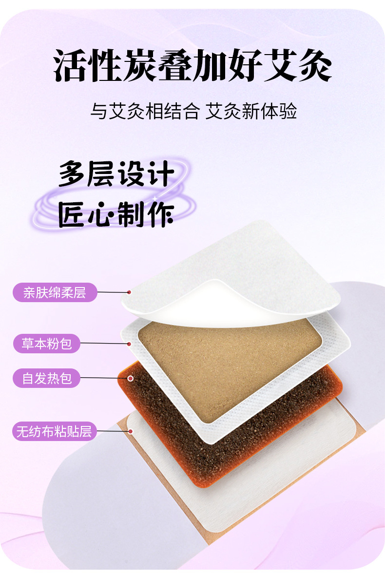 宮暖益母草姨媽貼經(jīng)期護理艾草貼溫灸熱敷發(fā)熱生姜紅花宮暖貼批發(fā)