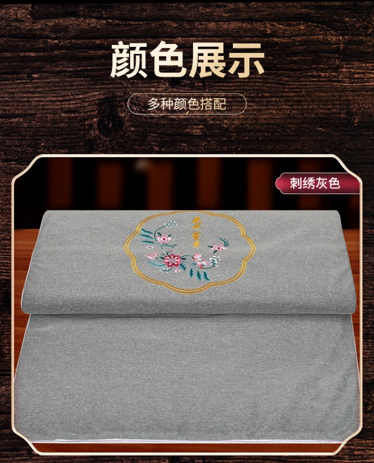 電加熱艾灸毯艾絨床墊艾草褥子熱敷艾灸毯家用艾絨毯廠家批發溫灸