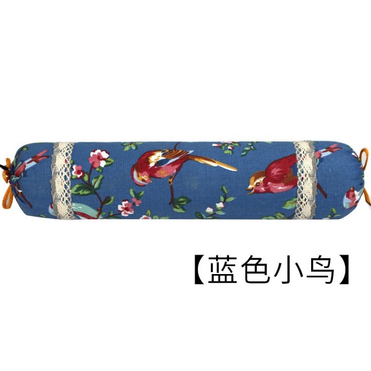 艾草頸椎枕頭護頸艾絨艾草助睡眠睡覺專用家用圓形廠家批發代發貨