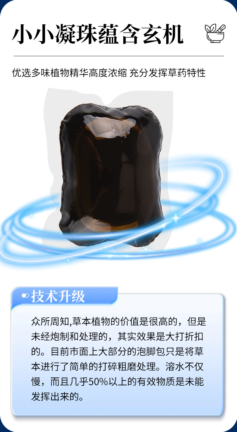 云南本草結(jié)節(jié)泡腳凝珠濃縮免熬煮熏蒸足浴原液二十八味泡腳包藥浴