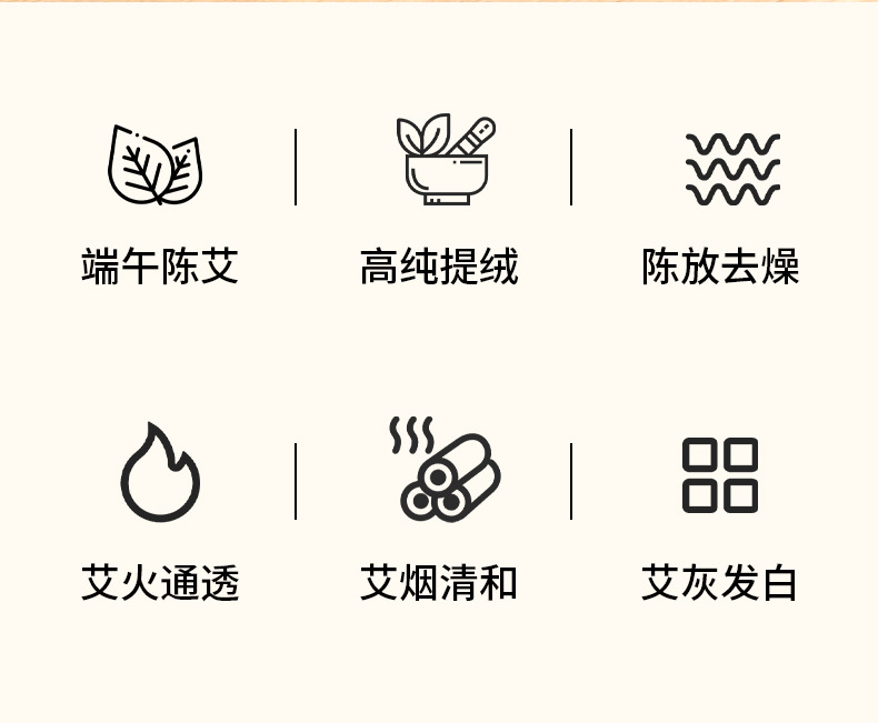 艾條艾柱陳年艾灸柱廠家批發艾灸盒隨身灸家用熏香陳年艾絨代發